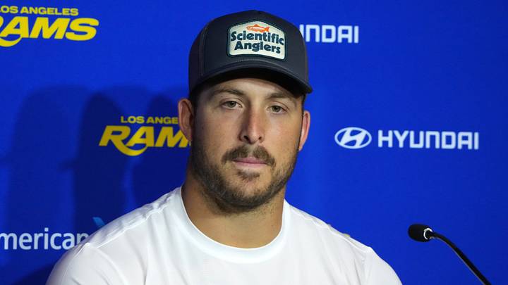 Los Angeles Rams linebacker Nate Landman.