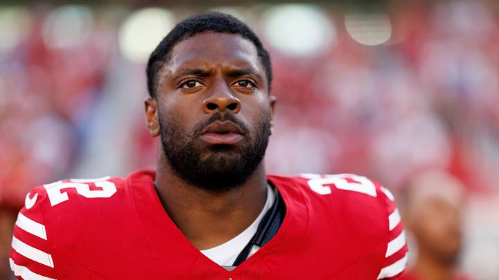 Tre Brown with the San Francisco 49ers