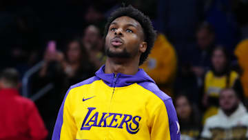 Bronny James is entering his second year with the Los Angeles Lakers