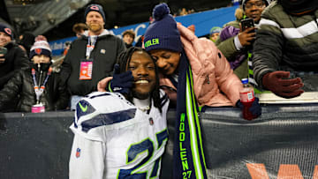 Riq Woolen of the Seattle Seahawks