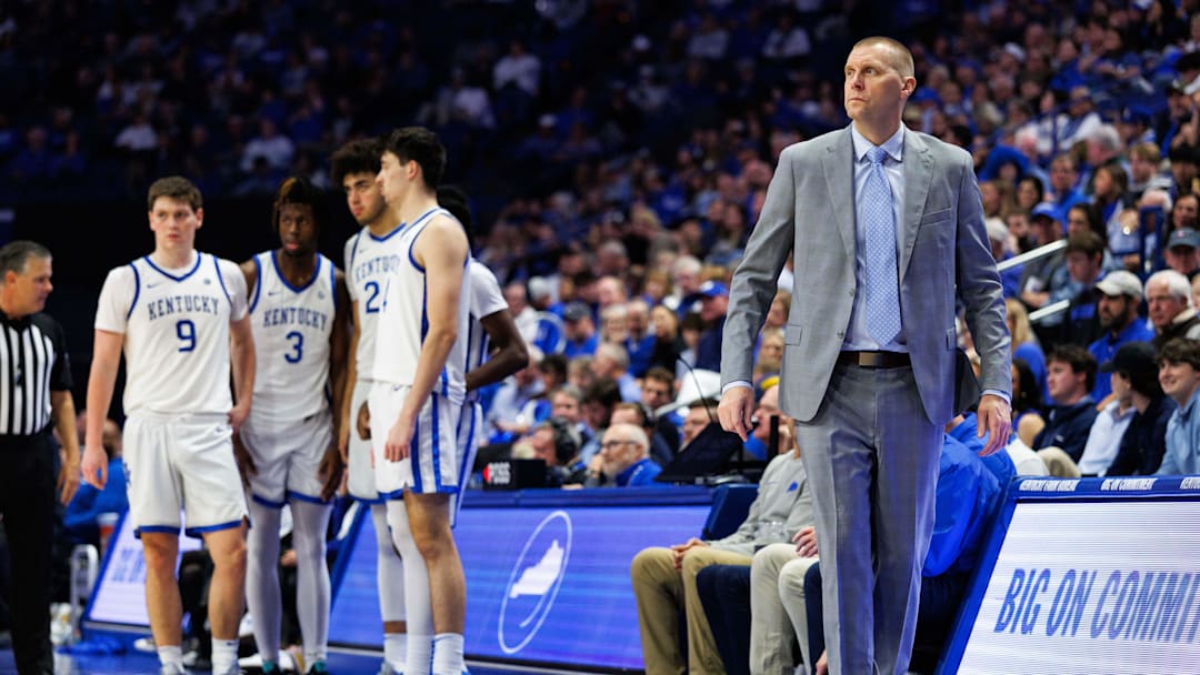 Kentucky Wildcats head coach Mark Pope 