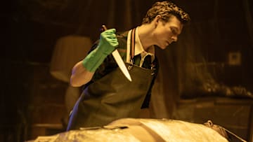 L-R: Patrick Gibson as Dexter Morgan and Jeff Daniel Phillips as Levi Reed in Dexter: Original Sin episode 6, season 1