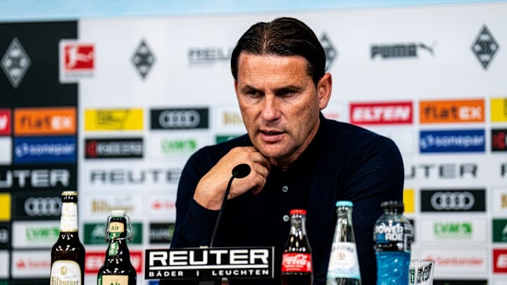Gladbach-Trainer Gerardo Seoane bangt um einen seiner Neuzugänge Gladbach-Trainer Gerardo Seoane bangt um einen seiner Neuzugänge