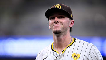 San Diego Padres infielder Jackson Merrill