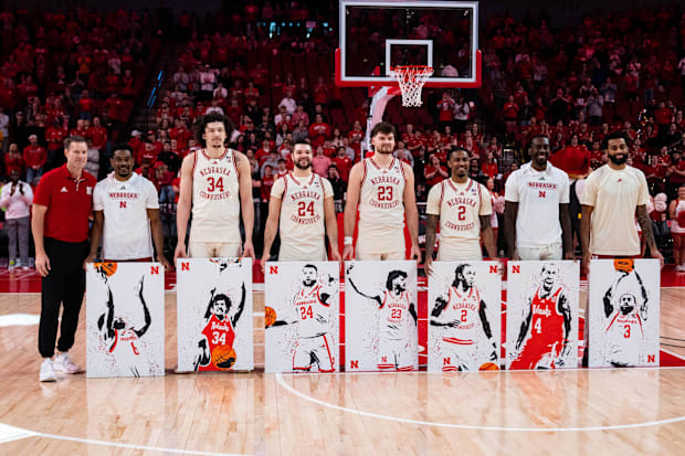 Nebraska Senior Day ceremony.