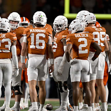 The Texas Longhorns offense 
