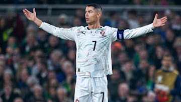 Cristiano Ronaldo sah gegen Irland die Rote Karte 
