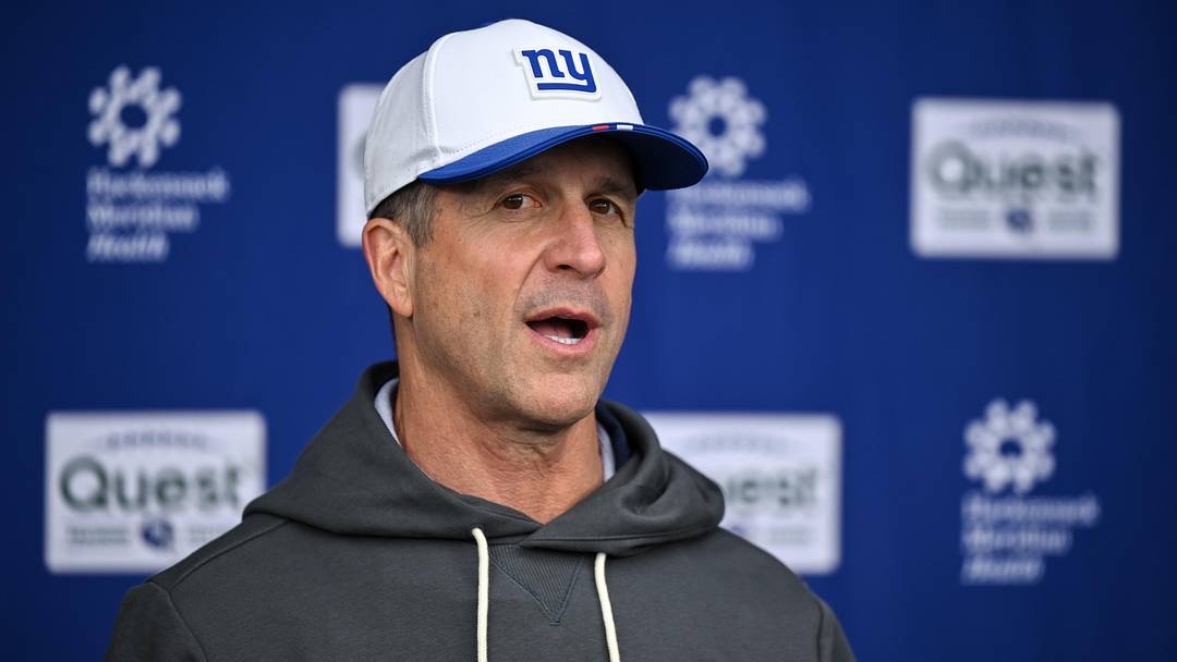 New York Giants - head coach John Harbaugh New York Giants - head coach John Harbaugh