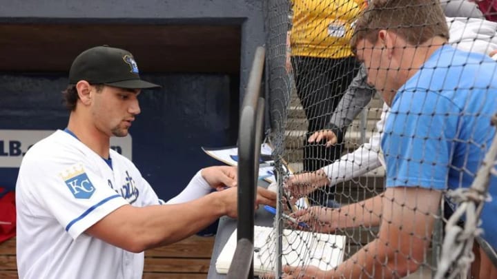 Quad City Bandits First Baseman Jac Caglianone Signs Autographs at Modern Woodmen Park on Aug. 6, 2024