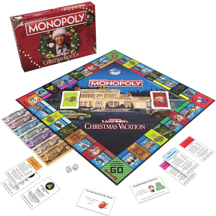 The Monopoly: National Lampoon's Christmas Vacation Edition is pictured