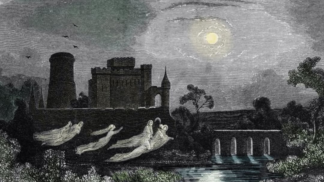 The first horror film was already using a castle as the setting.