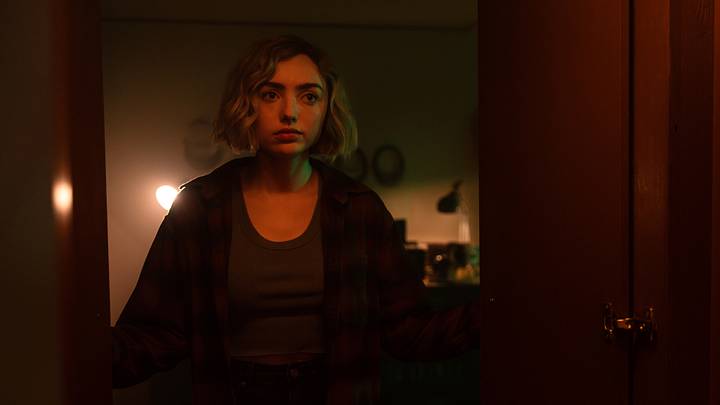 Peyton List as Maddie Nears in School Spirits, episode 6, season 2, streaming on Paramount+, 2025