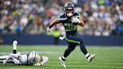 Seattle Seahawks running back George Holani.
