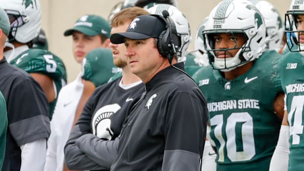 Michigan State Spartans head coach Jonathan Smith 