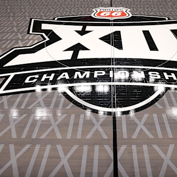 Fans are not happy with the Big 12's special court for the men's basketball tournament.