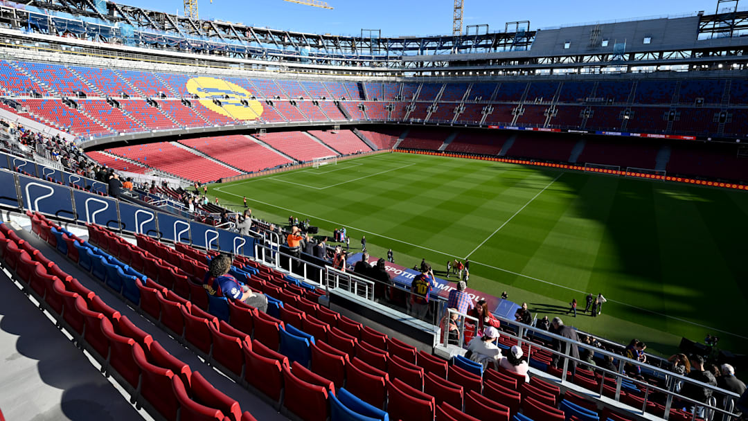 FC Barcelona Open Training Session in Spotify Camp Nou