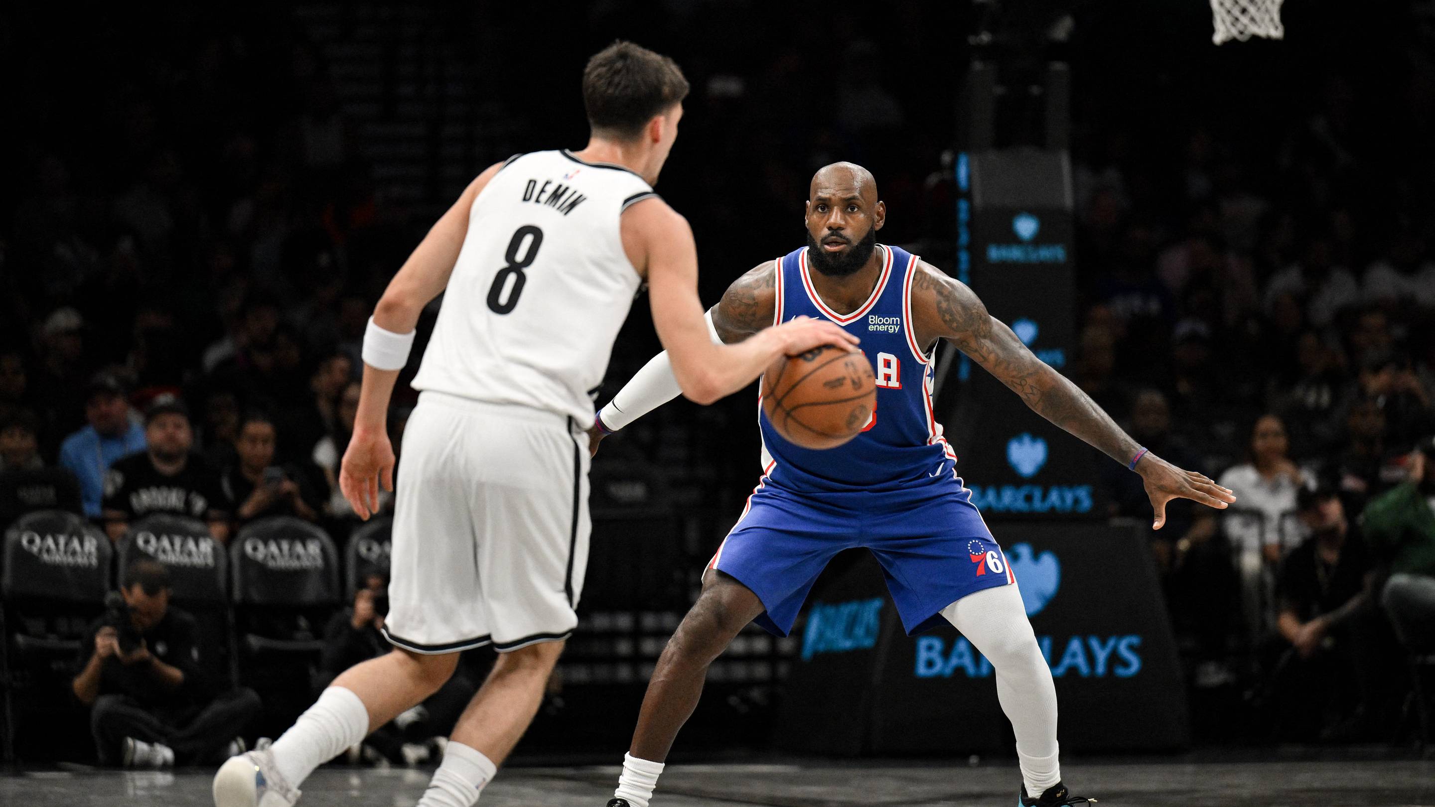 Egor Demin's Crossover on LeBron James a Takeaway in Nets' Preseason Win Over 76ers