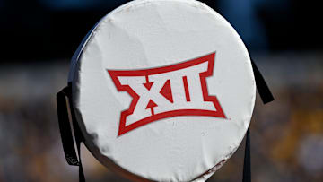 Big 12 logo seen during TCU v West Virginia