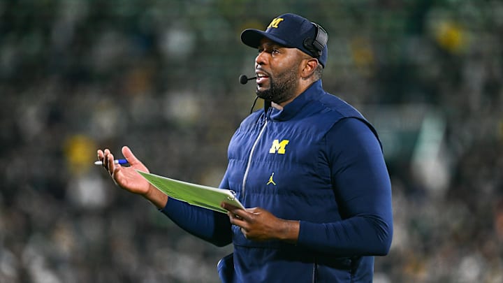 Sherrone Moore, Oct 25 Michigan at Michigan State