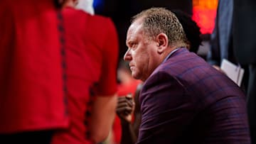 Wisconsin coach Greg Gard didn't have much to be happy about during a 90-60 Nebraska win Wednesday night.