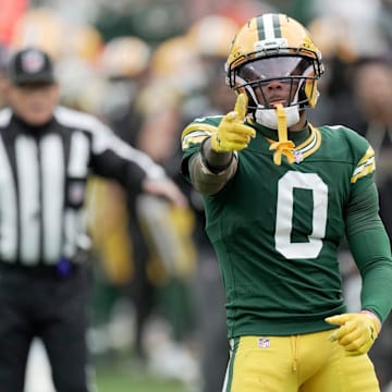 Green Bay Packers wide receiver Matthew Golden.