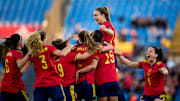 Jugadoras de la selección española