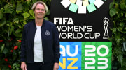 Martina Voss-Tecklenburg bei der WM-Auslosung