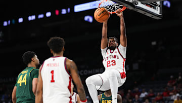 St. John's v Baylor - 2025 Player's Era Tournament; St. John's basketball forward Bryce Hopkins 