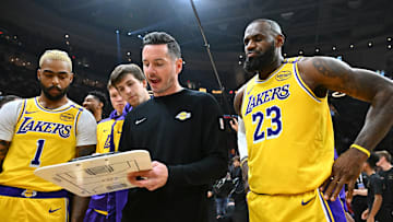 D'Angelo Russell, JJ Redick, LeBron James, Los Angeles Lakers