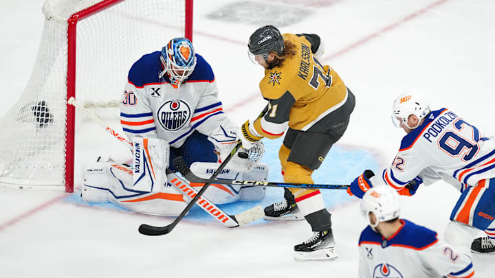The Golden Knights are road underdogs in Edmonton in Game 3.