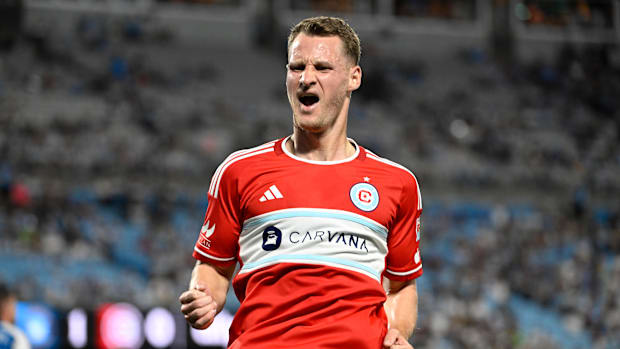 Chicago Fire midfielder Fabian Herbers.