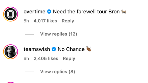 J.R. Smith's Comment