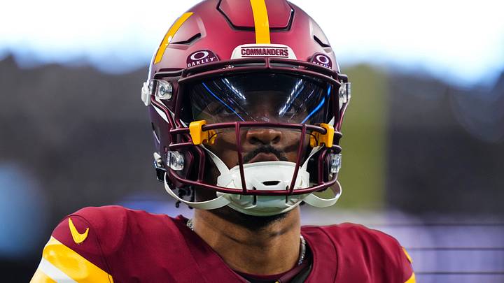 Washington Commanders quarterback Jayden Daniels