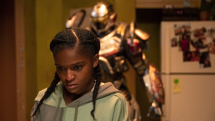 Ironheart/Riri Williams (Dominique Thorne) in Marvel Television's IRONHEART. Photo by Jalen Marlowe. © 2024 MARVEL. All Rights Reserved.