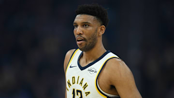 Indiana Pacers center Tony Bradley (13) during a game against the Golden State Warriors.