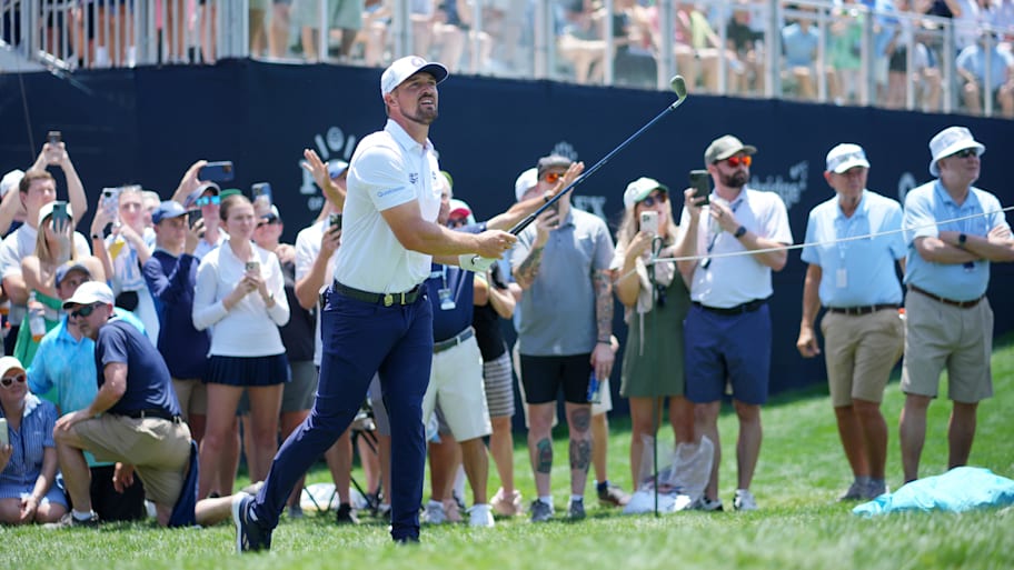 Bryson DeChambeau was among the contenders starting the weekend at the PGA Championship. | Aaron Doster-Imagn Images