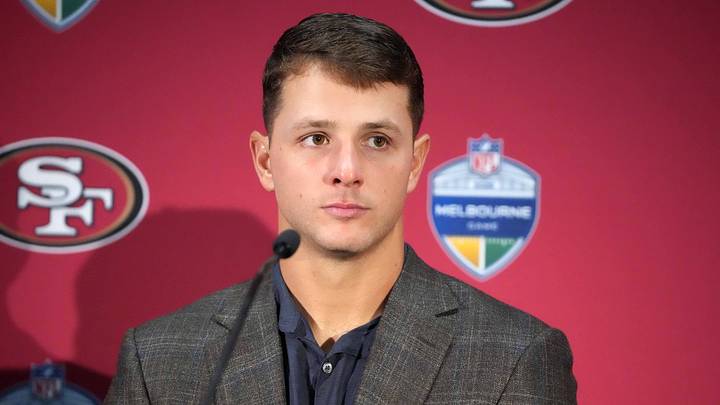 San Francisco 49ers quarterback Brock Purdy