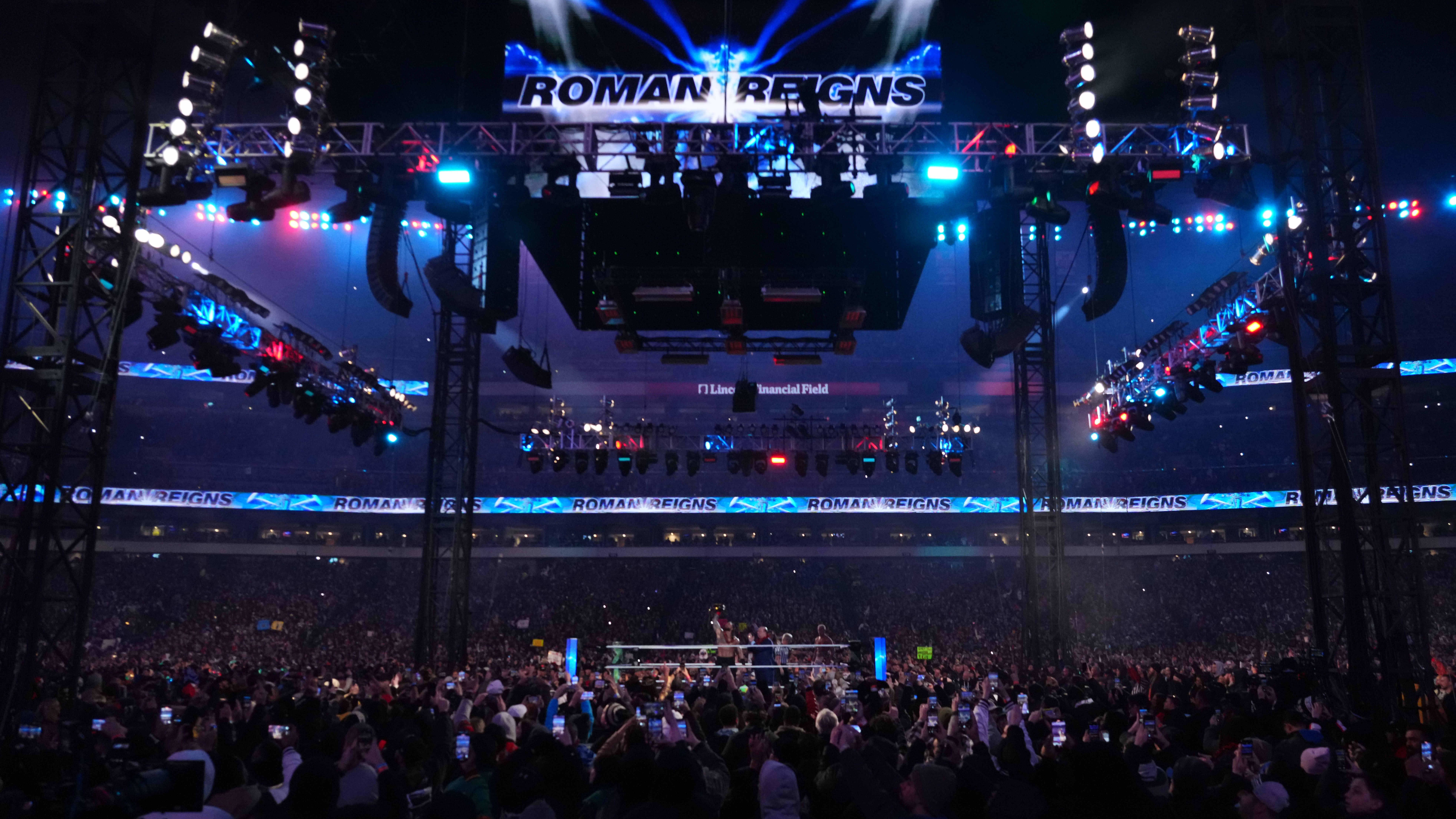 A general view of WrestleMania 40