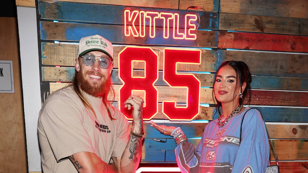 George Kittle and Claire Kittle