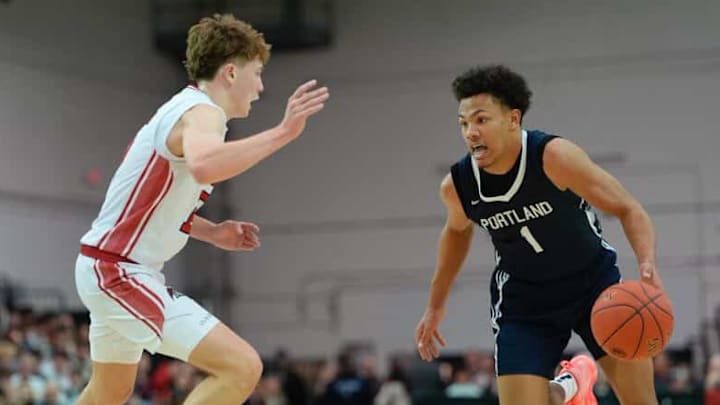 Portland senior Cordell Jones helped the No. 6 Bulldogs to a second-straight tournament upset, this time beating No. 2 Sanford on Thursday. Portland senior Cordell Jones helped the No. 6 Bulldogs to a second-straight tournament upset, this time beating No. 2 Sanford on Thursday.