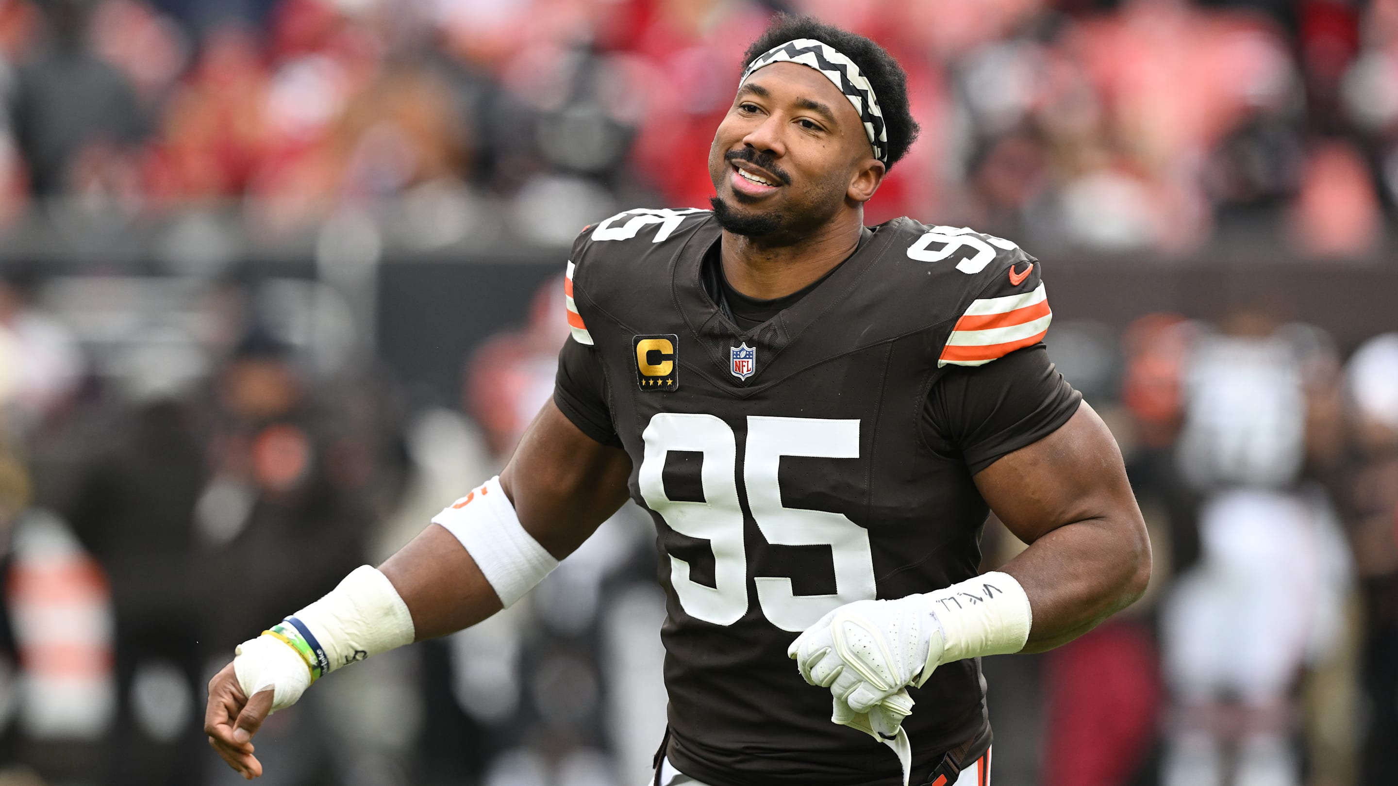 Where Myles Garrett ranks among NFL sack leaders after dominating the Titans