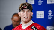 New York Giants quarterback Jaxson Dart 