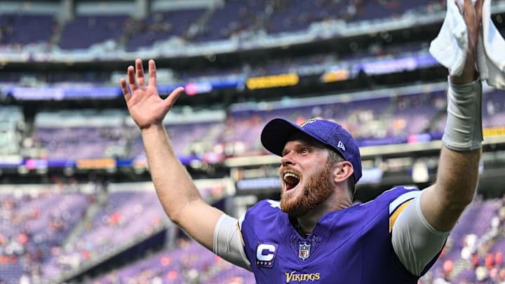 Minnesota Vikings quarterback Sam Darnold.