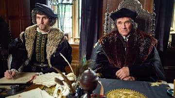 MASTERPIECE
Wolf Hall: The Mirror and the Light

Episode Two: Obedience
Sunday, March 30, 2025 at 9/8c on PBS
A secret marriage brings scandal to court, giving Cromwell the opportunity to bring his adversary Norfolk down for good. But an unexpected encounter forces Cromwell to question where his loyalties lie.

Shown L-R: Harry Melling (Thomas Wriothesley), Mark Rylance (Thomas Cromwell)

Photographer: Nick Briggs 

For editorial use only.

© Playground Television (UK) Ltd