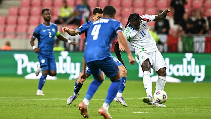 Moise Kean marcou quatro gols em três jogos das Eliminatórias