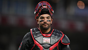 Cincinnati Reds catcher Jose Trevino