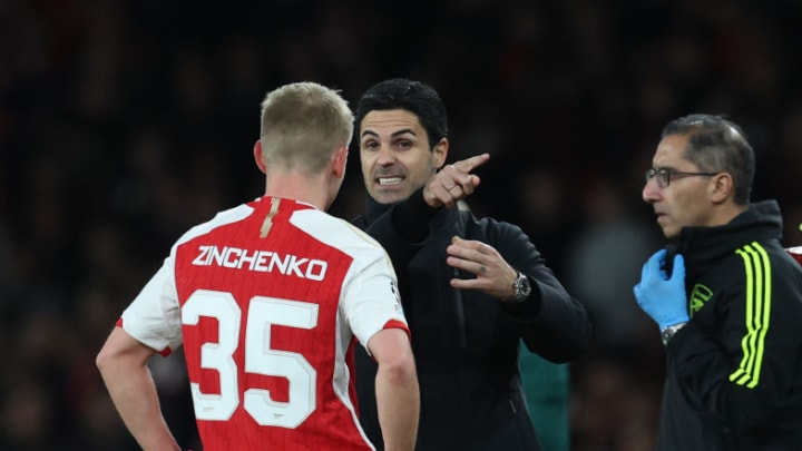 Mikel Arteta, Oleksandr Zinchenko
