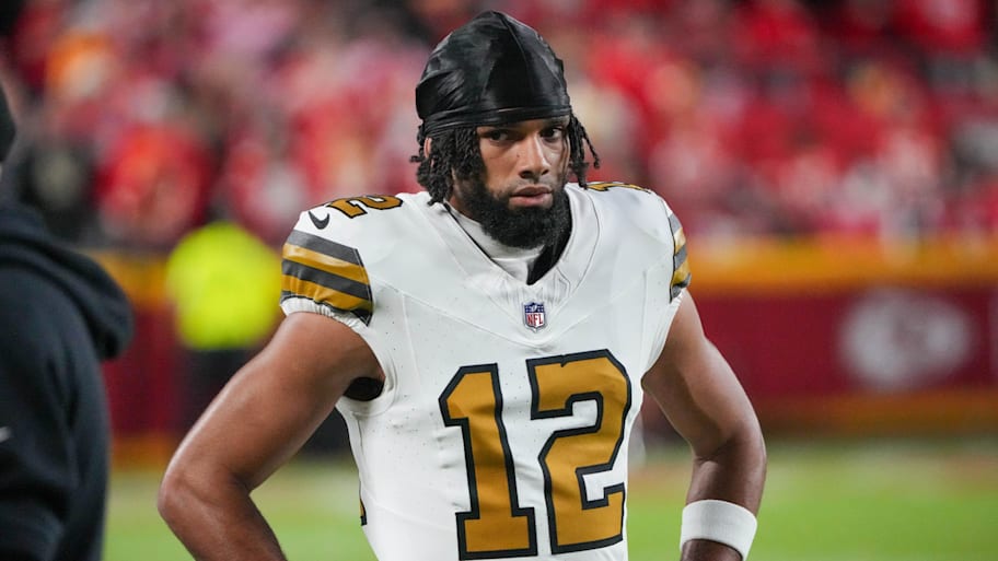 New Orleans Saints wide receiver Chris Olave 