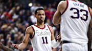 Gonzaga senior guard Nolan Hickman.