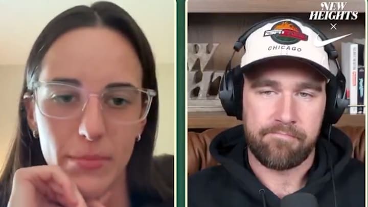 Caitlin Clark is a diehard Chiefs fan. 